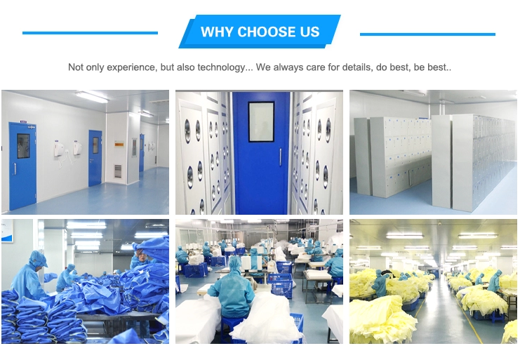 SMS Disposable Scrub Suits , Short Sleeve Scrubs Non sterile