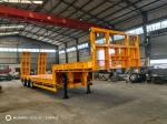 7 Axles Self Dumping Low Bed Truck Semi Trailer