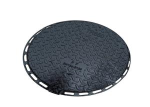 Quality Cast Iron Manhole Cover Round Single Sealed Airport With BS DIN JIS Standard wholesale