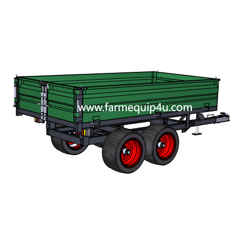 Farm Trailer With Swing Tailgate,Farm transport tractor tow behind trailer,sansen Trailer,farm machinery manufacturer