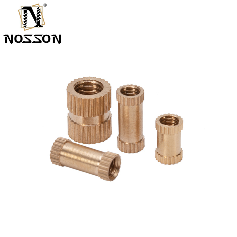 Injection Molded Copper Insert Nut for Food Beverage GB809 M3 M4 M5 M6 M8 M10 M12 1/4 3/8 5/16 Brass Copper Embedded Nut