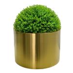 Kinds of gold flower pot planters metal round flower pot