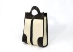 PU Portable Woven Travel Canvas Tote Bags