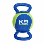 Nylon TPR Dog Tough Chew Toys Tennis With Rubber Handle Eco Friendly