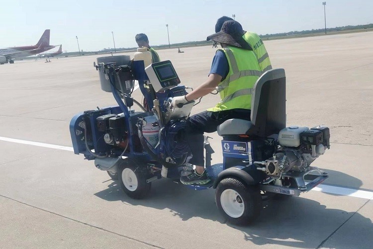 MMA Two Component Quickly Drying Spraying Pavement Road Line Marking Machine