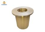 High Density Copper Pipe Sleeve High Wear Resistance Flanged Sleeve Bushing
