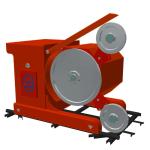 Max Cutting Distance 2050mm Diamond Wire Machine for Quarry Mining of Granite