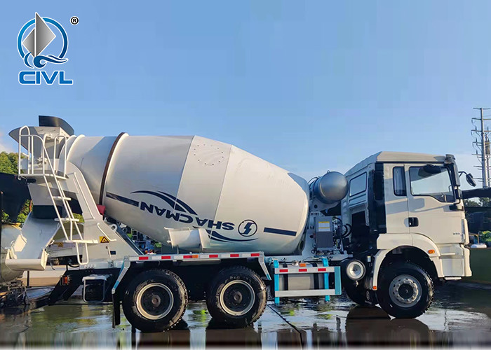 SHACMAN Truck Chassis Concrete Mixer Vehicle 6x4 8m3 8cbm 8000L New Concrete Mixer Truck 340HP Engine Man Axle