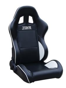 Quality Black / White Custom Racing Seats Fully Reclinable 89 * 69 * 55 cm wholesale