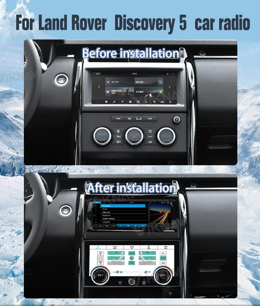 10.4 inch Android Car Radio For Land Rover Discovery 5 LR5 L462 2017-2020 GPS Navigation Player Touch Screen Carplay Hea