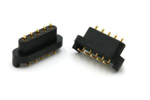 Quality Male And Female Pogo Pin Connector 2.5mm Pitch Spring Loaded Pin Connector Right Angle wholesale