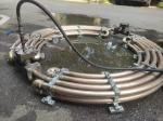 500x500x500mm Water Hydraulic Turbine Oil Cooler 150-1000RPM