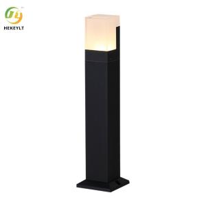 Quality 90x90xH600mm Modern Outdoor square Waterproof lawn garden light acrylic lawn light landscape light wholesale