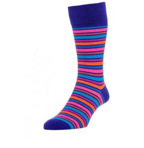 Quality custom stripe design quality cotton socks wholesale