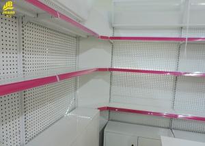 Quality Wall Side Grocery Display Racks With Corner Shelf Cabinets 30kg/ Layer Load wholesale