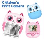 Thermal Printer Digital Camcorder Childrens Printable Camera with Dual Lens HD