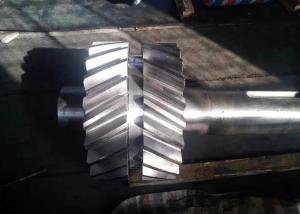 Quality Customized Transmission Gears Forging Steel Double Helical Gear Shaft wholesale