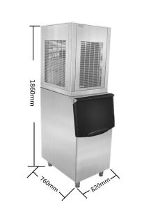Quality automatic R404a Fluoride Free 1100W Industrial Snowflake Ice Machine wholesale