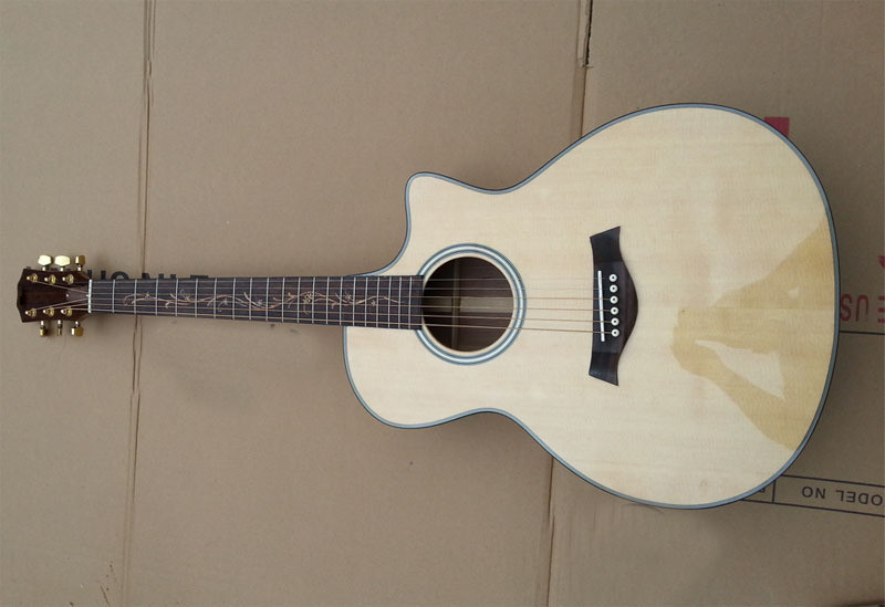 Free shipping import Tays k20 acoustic guitar with Fishman101 EQ nature color