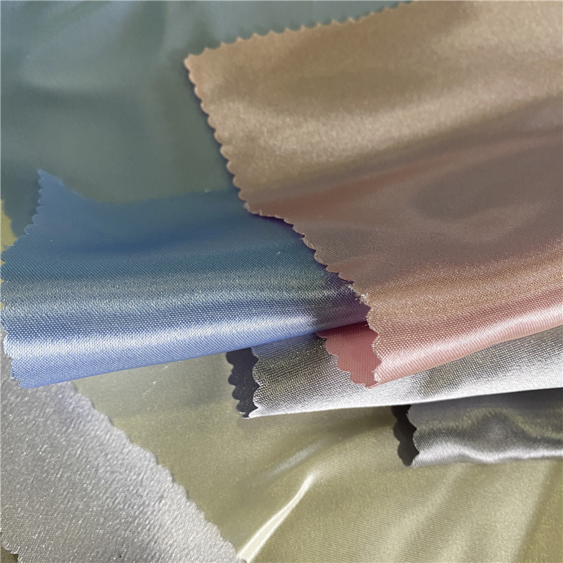 75D/36F Blackout Sustainable RPET Satin Fabric GRS Certified for Baby Blanket Clothes