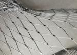 80x138mm Stainless Steel Rope Mesh Net Customized Height Polished Surface