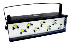 Quality 6500~7200K 8x25w DMX LED Strobe Light Dj Disco 0~20/S Speed Adjustable wholesale