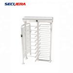 Hotel Access Control Double Lane Full Height Turnstile With IC ID Card Reader
