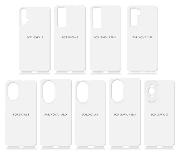 3D Film Case Sublimation Slim Phone Cases For Huawei Cases Glossy/Matte Surface