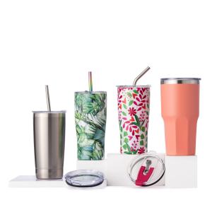 Quality Personalized SS Insulated Tumblers With Lids And Straws 20oz wholesale