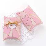 Custom Printed 350g Cardboard Pillow Box Packaging