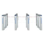 Swing Speed Gate Turnstile Anti Crush Optical Face Recognition Turnstiles