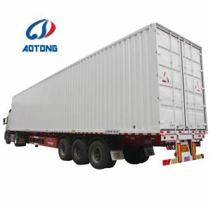 Quality 53ft Enclosed Box Cargo Dry Wing Van Truck Semi Trailer with 30-100T Max Payload wholesale