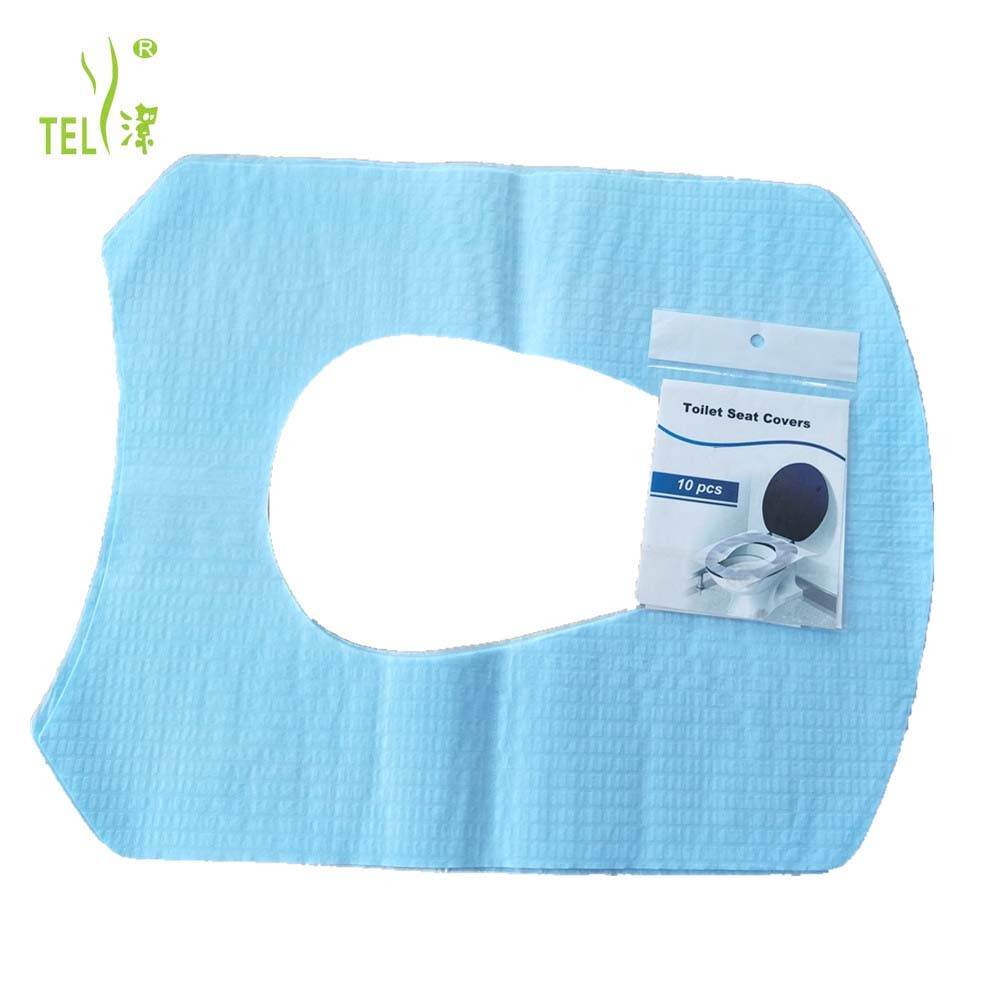 PE Film Disposable Toilet Seat Protectors Antibacterial