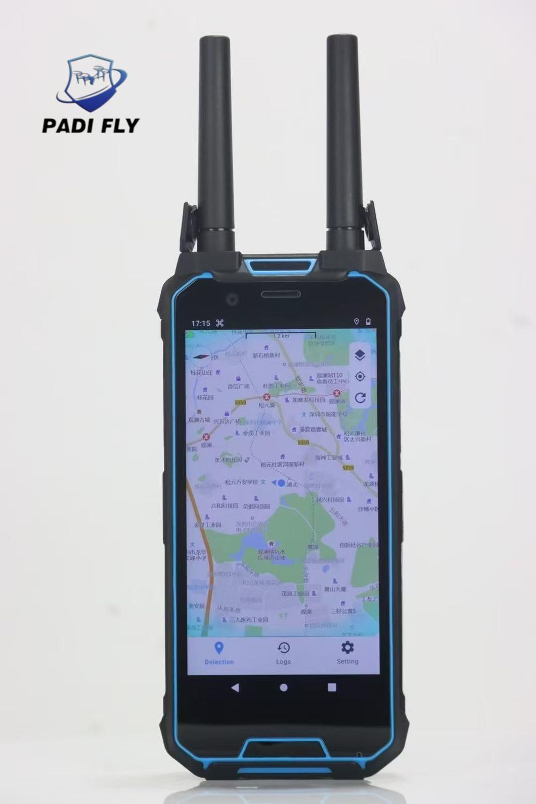 Handheld 1-3km 100MHz-6GHz Frequency Signal Detector with Dji Fpv Autel Drone Positioning