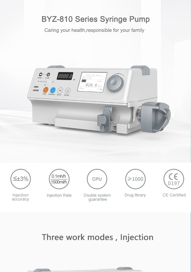 Support 5ml 10ml 20ml 50ml/60ml Electric Syringe Pump High Quality Medical cheap syringe pump