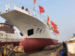 Ocean Fishing Boat Successfully Launched Inflatable Marine Airbags