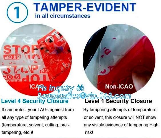 Opaque Tamper Evident Sealing Plastic Bank Money Steb Security Bag / Custom Self Adhesive Plastic Courier Bag, bagease