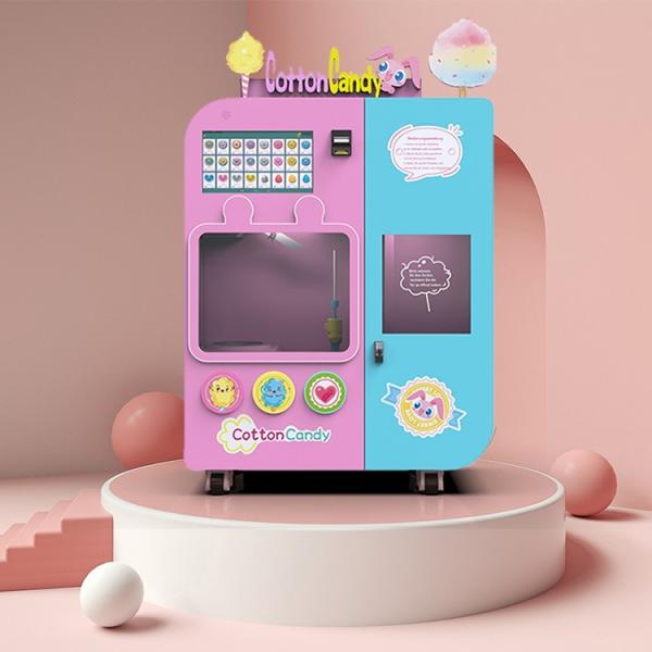 Unmanned Operation Magic Cotton Candy Machine Stainless Steel Flower Cotton