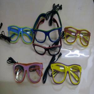 Quality party necessary el glasses/el wire glasses/glow glasses wholesale