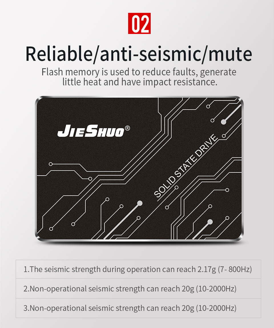 2.5 Inch SSD Solid State Drive 256GB 1.50GHz Processor Main Frequency