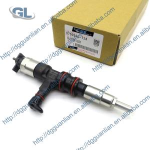 Quality Genuine diesel fuel common rail injector 095000-7140 33800-52000 for HYUNDAI HD35, HD75 Euro 4 wholesale