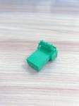 Plastic Green Automotive Male And Female Connectors 5 Pins TS16949 Approved