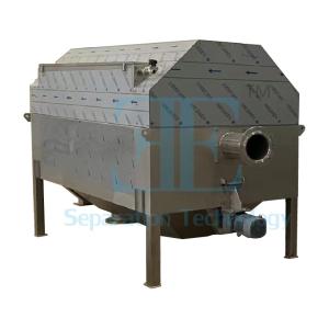 Quality Rotary Drum Screen internal DN350 Outlet Flange and 85L/Hour Productivity for Industrial Applications wholesale
