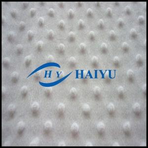 Quality Professional Plain Velboa Fur Fabric Soft Fabric With Raised Dot wholesale