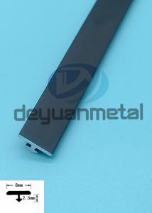Quality Black Aluminum T Profiles Flooring Trim With One Arrow wholesale