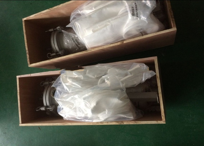 50 Micron Water Filter Housing Stainless Steel Bag Filter Housing With Mesh Basket