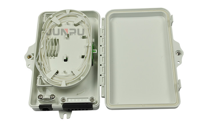 6 Port Outdoor Fiber Optic Distribution Box, material in PC+ABS
