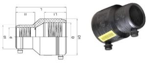 Quality Reducer DN90-DN160 SDR11 Pe Electrofusion Fittings wholesale