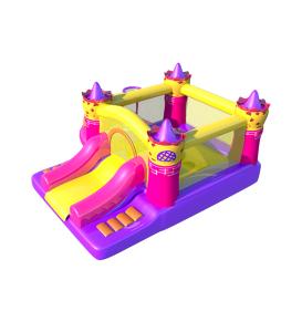 Quality Commercial Inflatable Bouncer Yellow Pink Purple Color wholesale