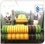 Yellow ,green , rubber canvas lift with industrial belt